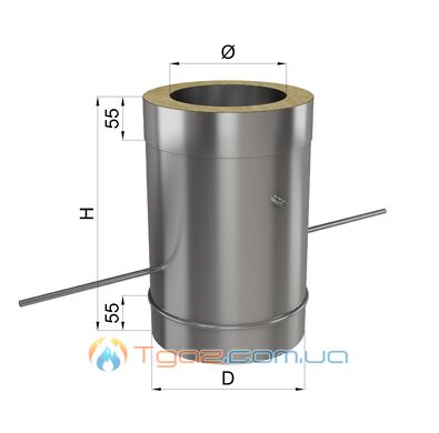 Регулятор тяги н\н 1 мм